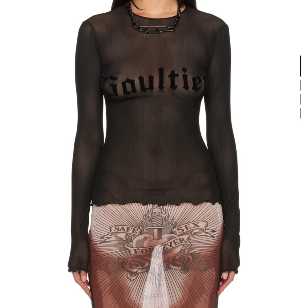 JEAN PAUL GAULTIER MESH TOP